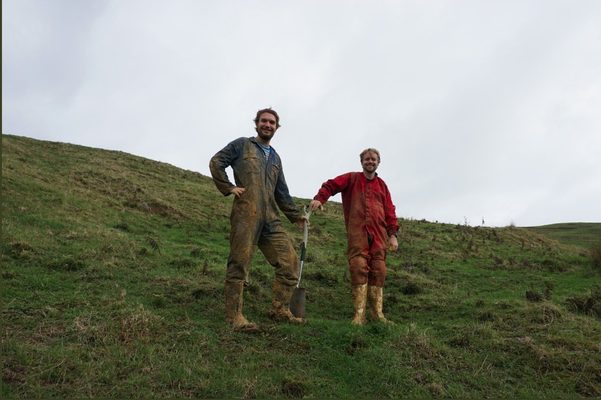 Soil sampling fieldwork